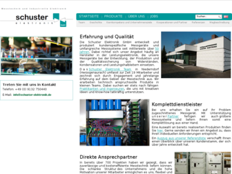 schuster-elektronik.de website preview