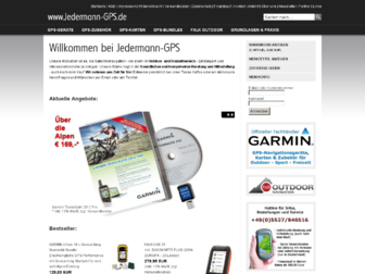 jedermann-gps.de website preview