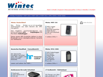 wintec-gps.de website preview