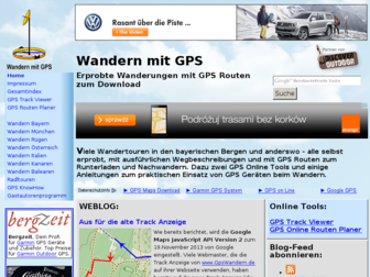 gpswandern.de website preview