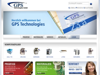 gps-technologies.com website preview