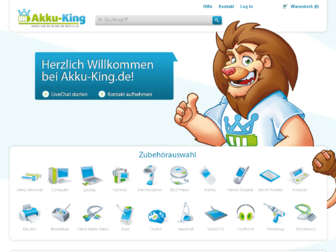 akku-king.net website preview