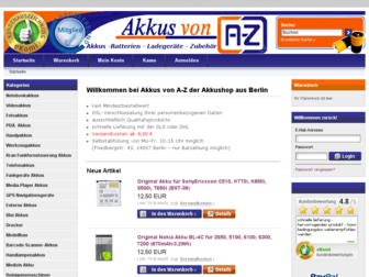 akkushop-online.de website preview