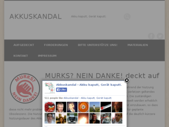 akkuskandal.de website preview