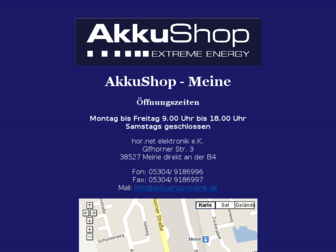 akkushop-meine.de website preview