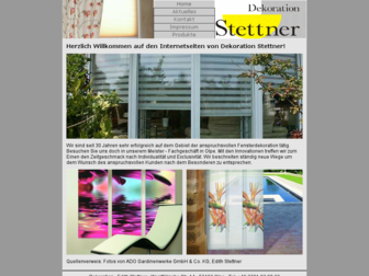 dekoration-stettner.de website preview