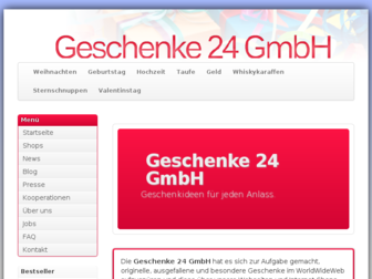 geschenke24-gmbh.de website preview