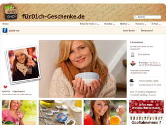 fuerdich-geschenke.de website preview