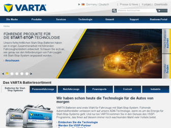 varta-automotive.de website preview