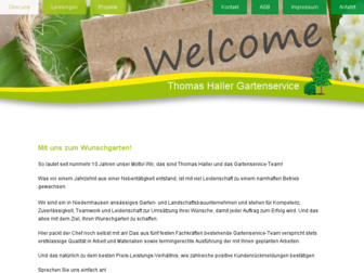gartenservice-haller.de website preview