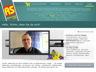as-elektrotechnik-shop.de website preview