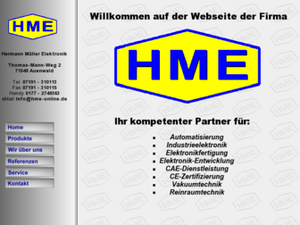 hme-online.de website preview
