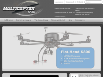 multicopter-shop.de website preview