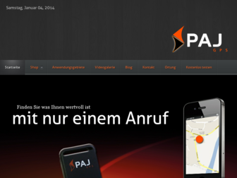 paj-gps.de website preview