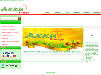 akkuenergy.net website preview