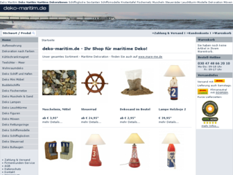 deko-maritim.de website preview