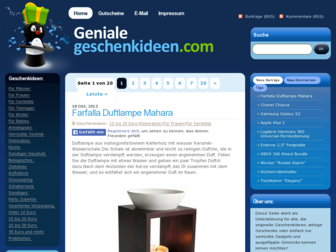 geniale-geschenkideen.com website preview