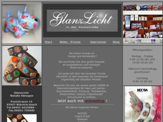 glanzlicht-wohnaccessoires.de website preview