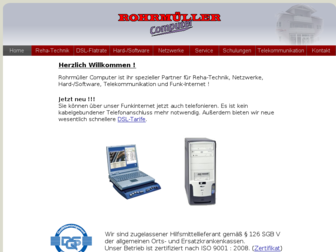 rohrmueller-computer.de website preview