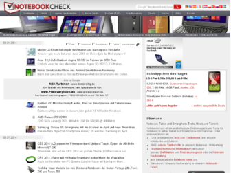 notebookcheck.com website preview