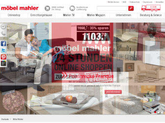 shop.moebel-mahler.de website preview