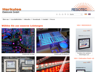 herkules-resotec.de website preview