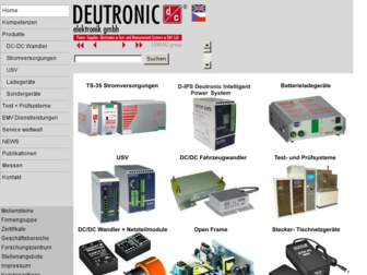 deutronic.com website preview