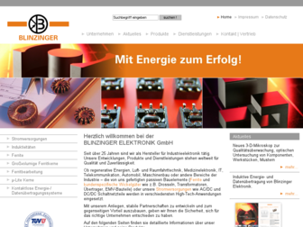 blinzinger-elektronik.de website preview