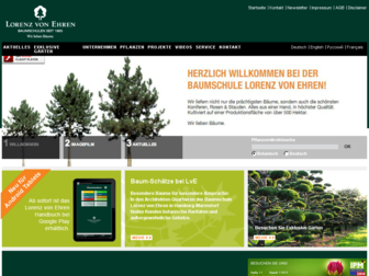 lve-baumschule.de website preview