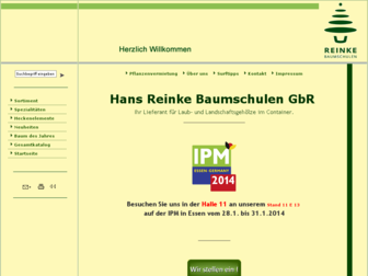 baumschule-reinke.de website preview