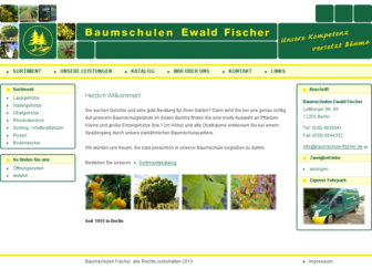 baumschule-fischer.de website preview