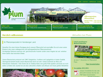 baumschule-plum.de website preview