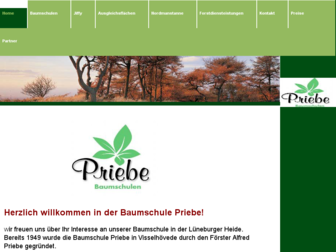 baumschule-priebe.de website preview