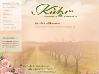 kuehr-baumschulen.de website preview