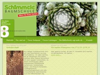 schimmele-baumschule.de website preview