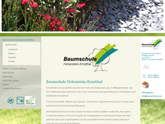 baumschule-hot.de website preview