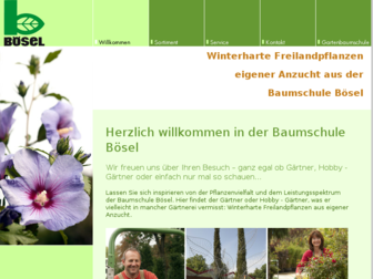 baumschule-boesel.de website preview