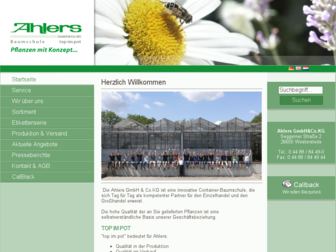 ahlers-baumschule.de website preview