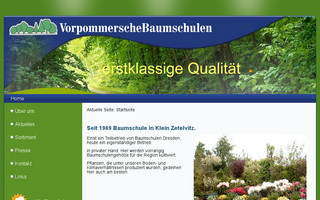 vorpommersche-baumschulen.de website preview