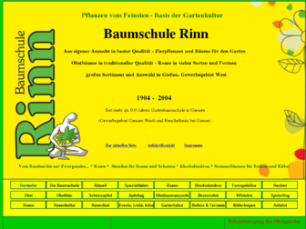 rinnbaumschule.de website preview