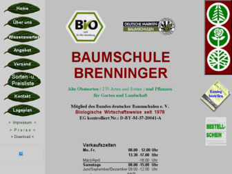 baumschule-brenninger.de website preview