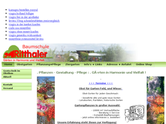 baumschuleritthaler.de website preview