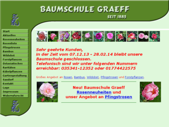baumschule-graeff.de website preview