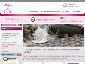deko-und-band.de website preview