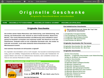 originellegeschenke.com website preview