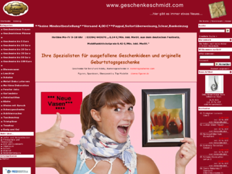 geschenkeschmidt.com website preview