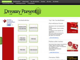 dreamy-present.net website preview