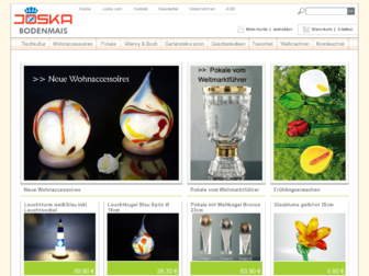shop.joska.com website preview