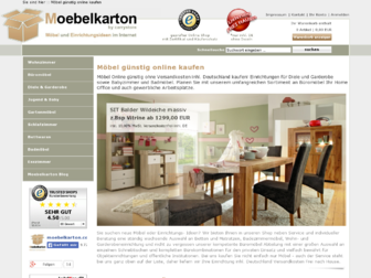 moebelkarton.com website preview