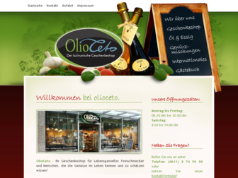 oliocetto.de website preview